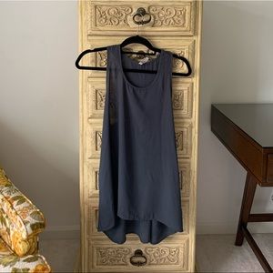 Evereve, charcoal racer back tank/blouse